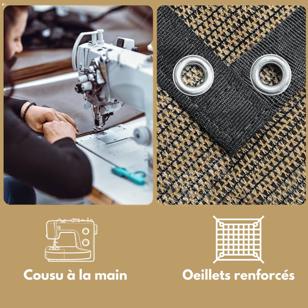 Toile beige pour pergola