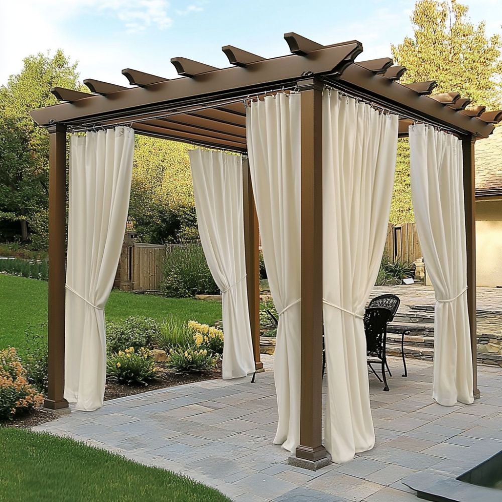 Rideau pergola