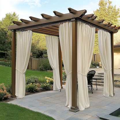 Rideau pergola