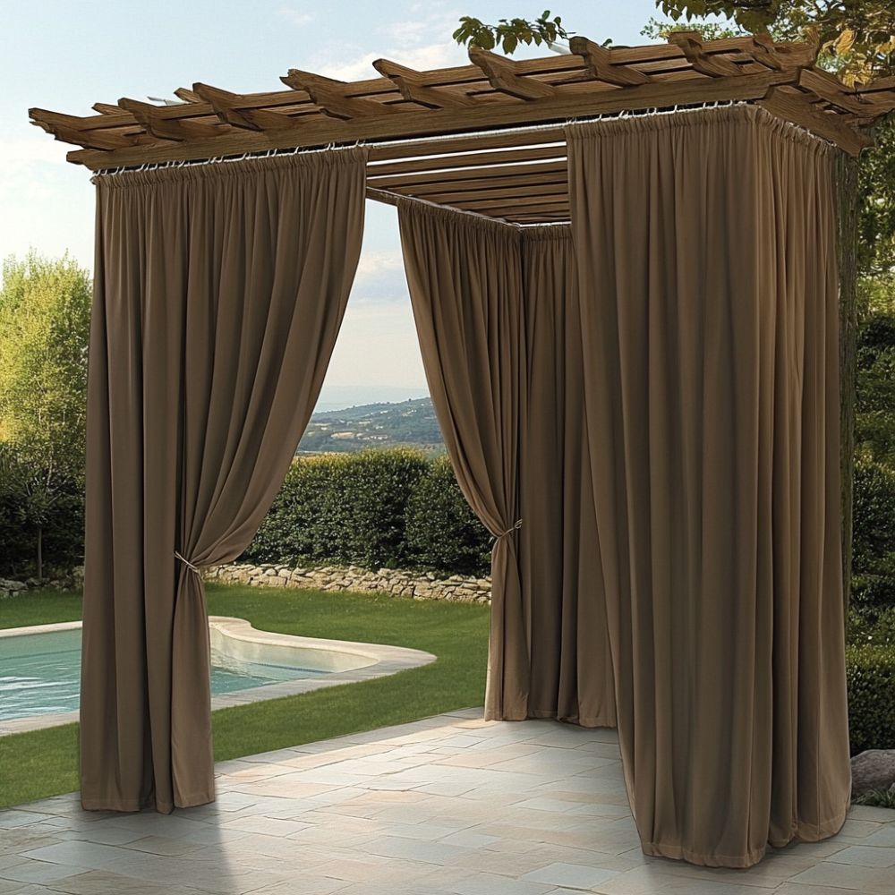 Rideau pergola
